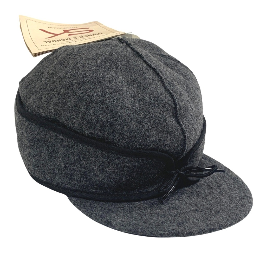 NWT STORMY KROMER The Original Cap Wool Blend Hat Size 7 1/8 Charcoal NEW